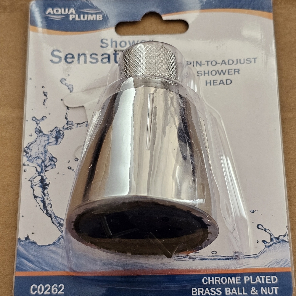 Wholesale Lot 20 Aqua Plumb Shower Sensations Spin to Adjust Brass Ball Nut Head